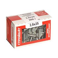 Гвозди толевые евро оцинкованные Стройбат 2,8х25 (0,2 кг)  картинка